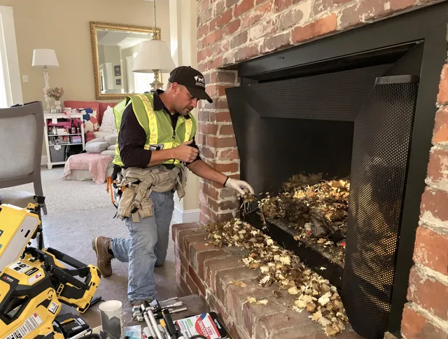 Safe screening installation by East Hampton Chimney Sweep in East Hampton, CT