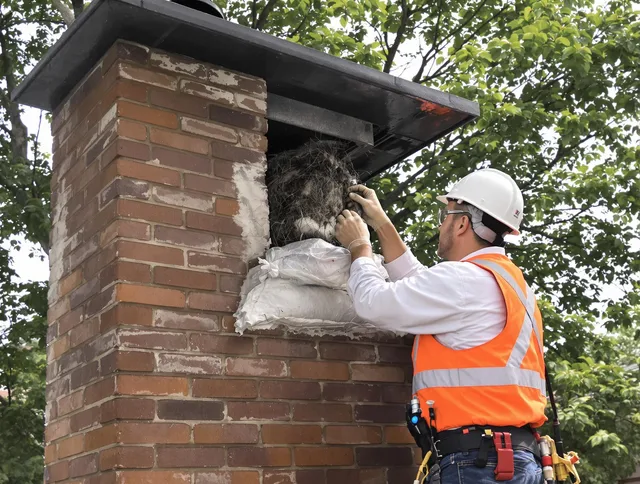 Humane removal of debris and animals by East Hampton Chimney Sweep in East Hampton, CT