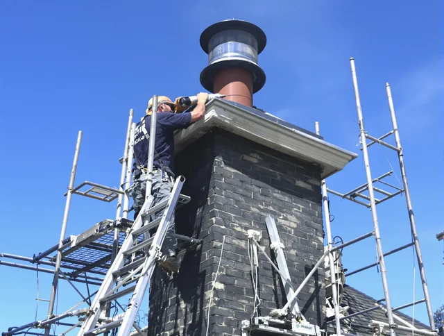 Sturdy chimney crown finished by East Hampton Chimney Sweep in East Hampton, CT