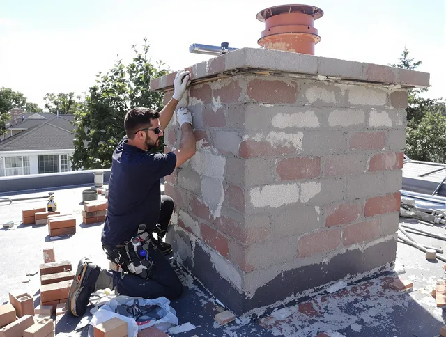 Advanced chimney repair process by East Hampton Chimney Sweep in East Hampton, CT