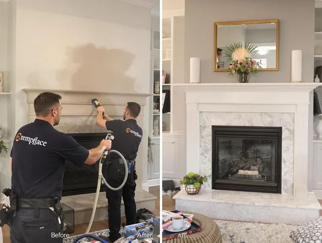 Professional soot removal by East Hampton Chimney Sweep team in East Hampton, CT
